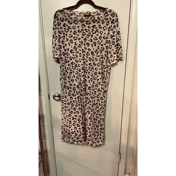 Lucky Brand Leopard Print Very Soft Lightweight Dress Size S - Picture 9 of 9